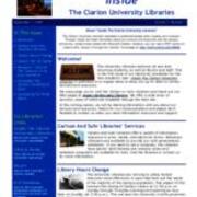 2009-09-01 Inside the Clarion University Libraries Newsletter (Vol. 5, No. 1)