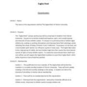 ca. 2020 Eagles Nest Constitution and By-Laws