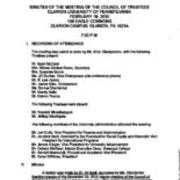 2015-2-19 Council of Trustees Minutes
