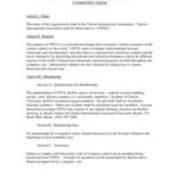 2006-10-13 Clarion University International Association Constitution and By-Laws