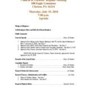2018-07-19 Council of Trustees Agenda