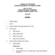 2014-7-10 Council of Trustees Agenda