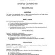 ca. 2018 Clarion University Council for the Social Studies Constitution and By-Laws