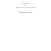 ca. 2020 Society of Physics Students Constitution and By-Laws