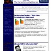 2011-04-05 Inside the Clarion University Libraries Newsletter (Vol. 6, No. 26)