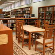 2008-09-03 Barbara Morgan Harvey Center in Suhr Library 3 JPG
