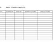 2020-05-11 Shelf Straightening Log