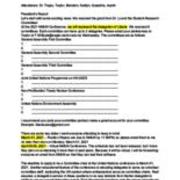2021-02-22 Clarion University Model United Nations Meeting Minutes