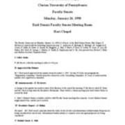 1996-1998 Faculty Senate Minutes