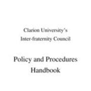 2016 Interfraternity Council Policy Manual Copy 1