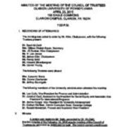 2015-4-23 Council of Trustees Minutes