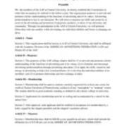 Advertising Club Constitution and Bylaws 1 ca. 2020