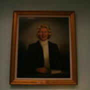 2008-09-03 Barbara Morgan Harvey Portrait in Suhr Library 3 JPG
