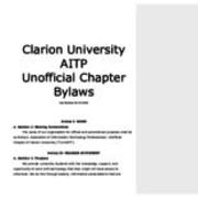 2016-10-27 Association of Information Technology Professionals By-Laws