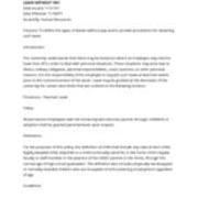 LEAVE WITHOUT PAY Policy 1991-11-30