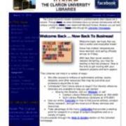 2015-03-17 Inside the Clarion University Libraries Newsletter (Vol. 10, No. 23)