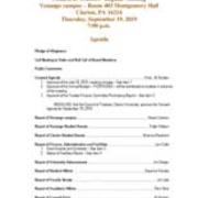 2019-09-19 Council of Trustees Agenda
