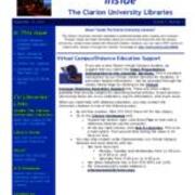 2010-09-14 Inside the Clarion University Libraries Newsletter (Vol. 6, No. 3)