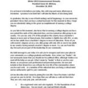 President's Commencement Address, 2010-12-18