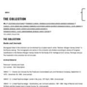 The Collection (Barbara Morgan Harvey Collection Finding Aid)
