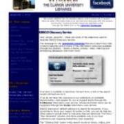 2015-09-01 Inside the Clarion University Libraries Newsletter (Vol. 11, No. 2)