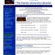2009-01-13 Inside the Clarion University Libraries Newsletter (Vol. 4, No. 16)