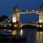 Tower Bridge At Night