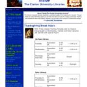 2010-11-23 Inside the Clarion University Libraries Newsletter (Vol. 6, No. 13)