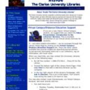 2010-01-26 Inside the Clarion University Libraries Newsletter (Vol. 5, No. 17)