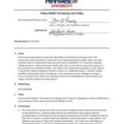 2022-07-01 Purchasing Card Policy FA029