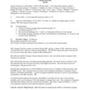 2018-12-03 Faculty Senate Minutes
