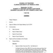 2014-9-18 Council of Trustees Agenda