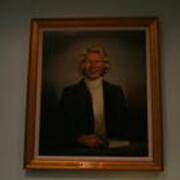 2008-09-03 Barbara Morgan Harvey Portrait in Suhr Library 2 JPG