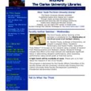 2009-11-10 Inside the Clarion University Libraries Newsletter (Vol. 5, No. 11)