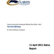 Presidential 500 Day Plan Status Report, 2011-04-11