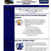 2013-11-05 Inside the Clarion University Libraries Newsletter (Vol. 9, No. 11)
