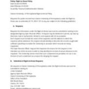 Right to Know Policy 2009-2-9