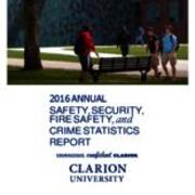 2016 CUP Annual Safety, Security, Fire Safety, and Crime Statistics Report