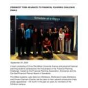 2024-09-24 PennWest Team Advances to Financial Planning Challenge Finals