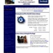 2015-12-01 Inside the Clarion University Libraries Newsletter (Vol. 11, No. 15)