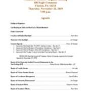 2019-11-21 Council of Trustees Agenda