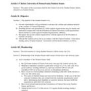 2019-02 Student Senate Constitution