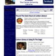 2012-12-04 Inside the Clarion University Libraries Newsletter (Vol. 8, No. 15)