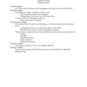 2019-10-07 People Encouraging Awareness in Community Economics (PEACE) Meeting Minutes