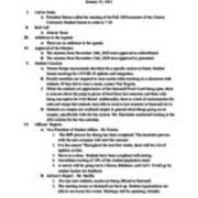 2021-01-25 Student Senate Minutes
