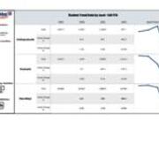 Student Trend Data by Level - Fall FTE 2019-2022 Online