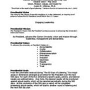 Clarion University Presidential 500 Day Plan, October 2010-May 2012