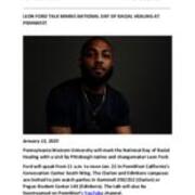 2025-01-13 Leon Ford Talk Marks National Day of Racial Healing at PennWest