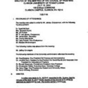 2012-7-19 Council of Trustees Minutes