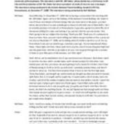 2009-04-04 Bill Huber Interview Transcript